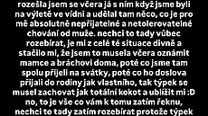 Oznámení o rozchodu