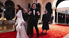 Elon Musk se synem X na oslav� Donalda Trumpa