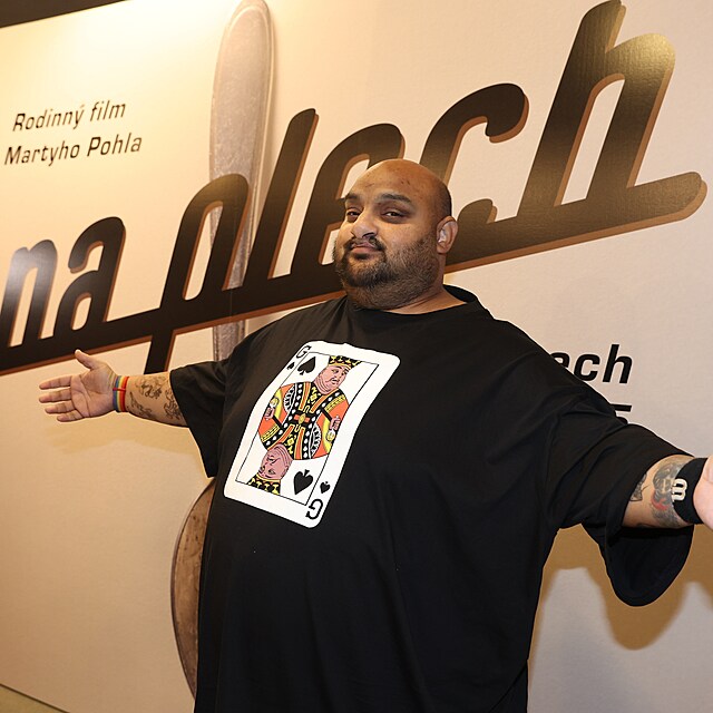 Marek Milko na premie fimu Na plech