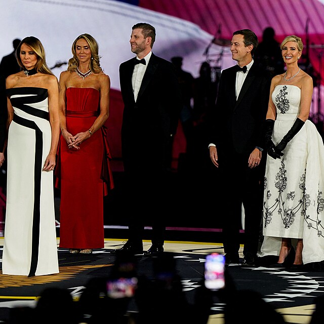 Trumpova rodina na poinaugura�n�m plese