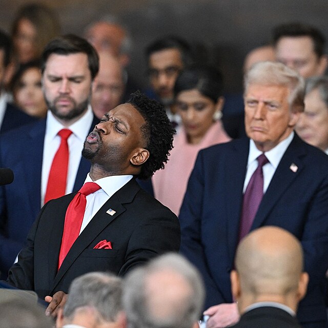 Lorenzo Sewell na inauguraci Trumpa.