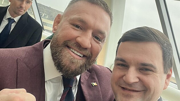 Petr Macinka s Conorem McGregorem