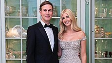 Ivanka Trump na inauguraci svého otce.