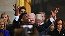 Lorenzo Sewell na inauguraci Trumpa.