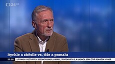 Mirek Topolánek ve studiu