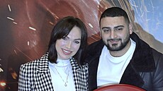Kamila Nývltová s přítelem