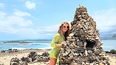 Monika Babi�ová na ostrov� Mauricius