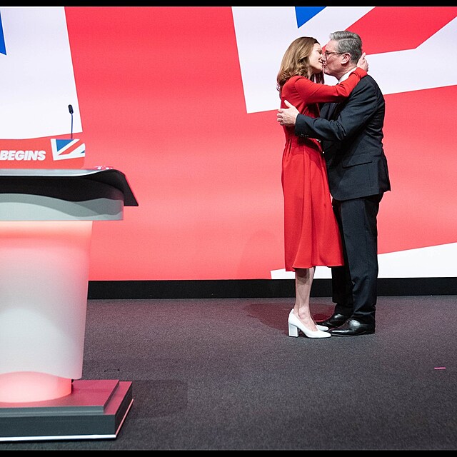 Keir Starmer a jeho ena Victoria Starmerov
