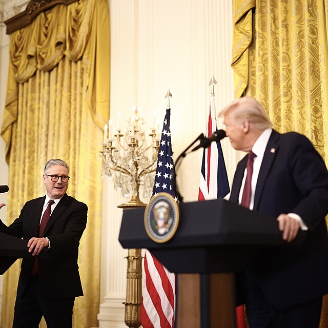 Keir Starmer a Donald Trump