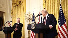 Keir Starmer a Donald Trump