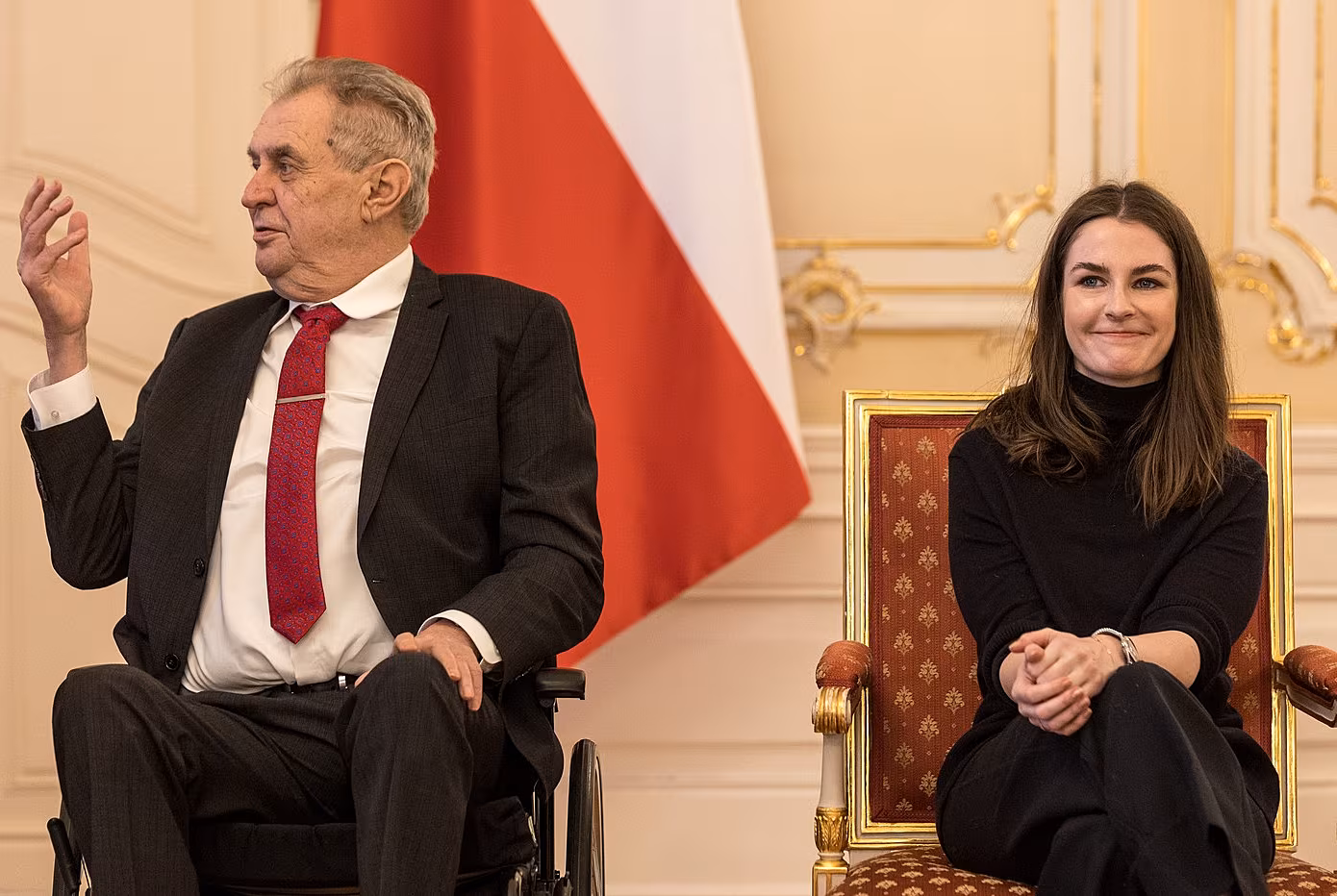 Miloš Zeman a Kateřina Zemanová