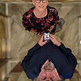 Dana Mor�vkov� s man�elem Petrem Mal�skem