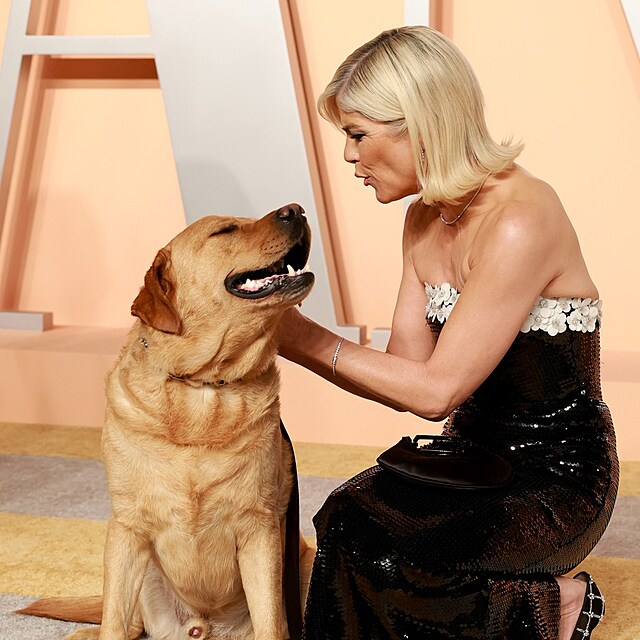 Selma Blair na Oscarech se psem