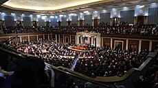 Donald Trump ve svém prvním projevu o stavu unie po návratu do Bílého domu...