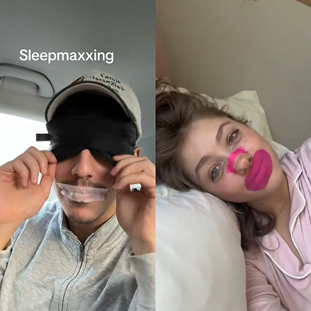 TikTok trend Sleepmaxxing
