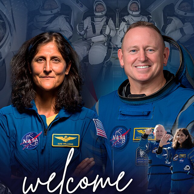 Dva astronauti se po dev�ti m�s�c�ch kone�n� vr�tili na Zemi. P�vodn� m�li b�t...