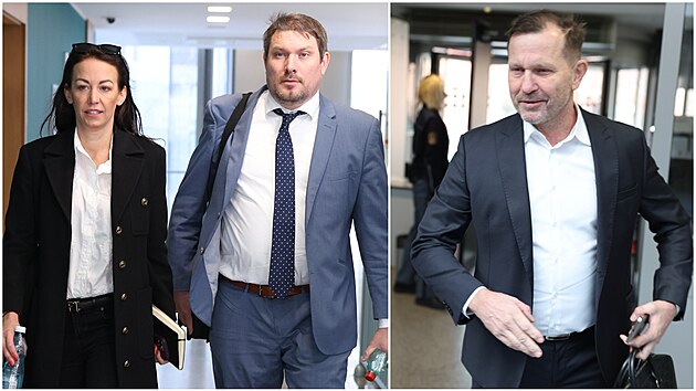 Jaromír Soukup se u soudu znovu st�etl s expartnerkou Agátou Hanychovou.
