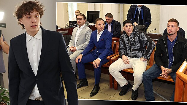 Pokozený mladík Denis elezný a lavice obalovaných v ele s Janem Strachem.