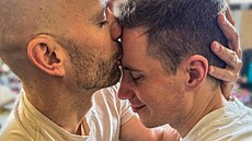 Daniel Krej�ík s novou láskou.