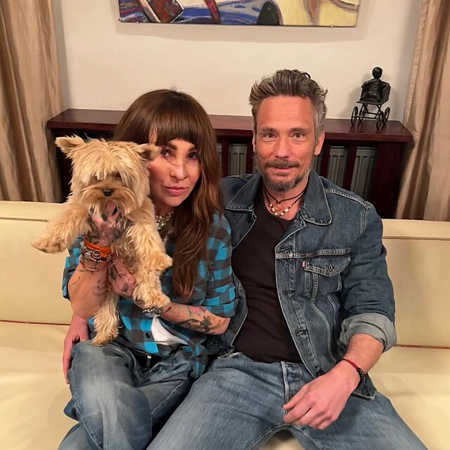 Kate�ina Kaira Hrachovcov� s partnerem