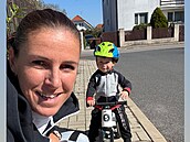 Zuzana Hejnová se synem Matyá�em