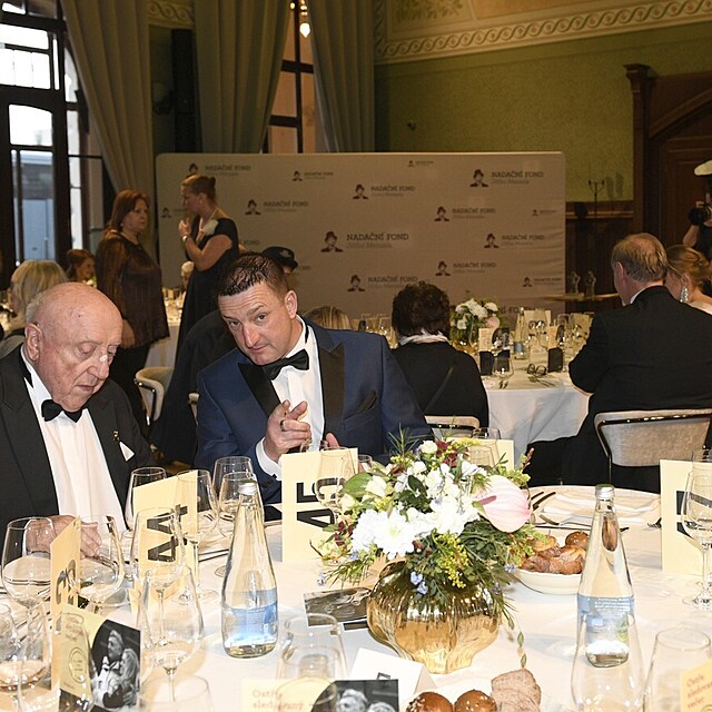 Lucie Gelemov� a Felix Slov��ek na akci Ost�e sledovan� ve�er