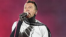 Josh Dun, zp�vák kapely Twenty One Pilost.