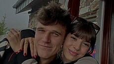 Jakub Men�ík s p�ítelkyní Josefinou