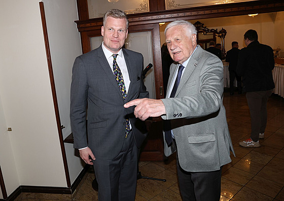 Filip Turek a Václav Klaus