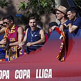 Oslavy titulu byly v Barcelona sakra divoké.