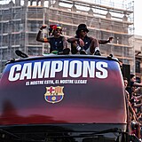 Oslavy titulu byly v Barcelona sakra divok.