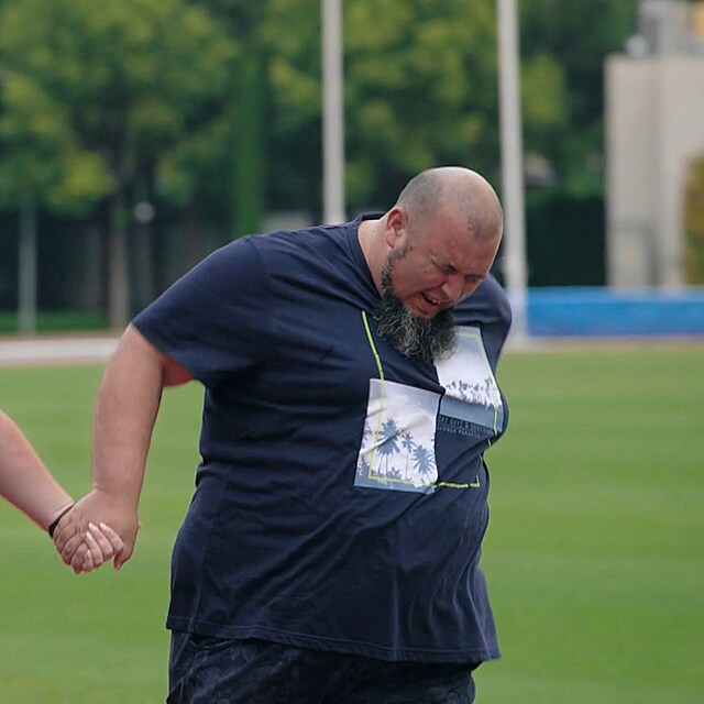 Rudolf a Stanislava na prvn�m tr�ninku