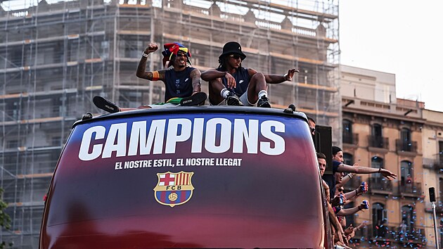 Oslavy titulu byly v Barcelona sakra divok.