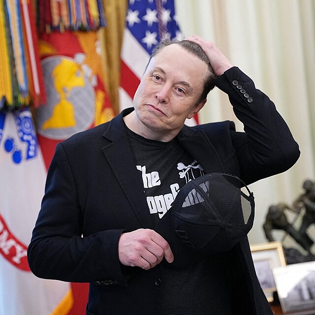 Konec Elona Muska v adu DOGE oznmil Donald Trump za jeho ptomnosti.