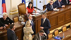 Jednání snemovny kvůli kauze Blažek gate.