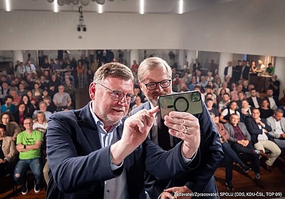 Petr Fiala na debat v Ostrav