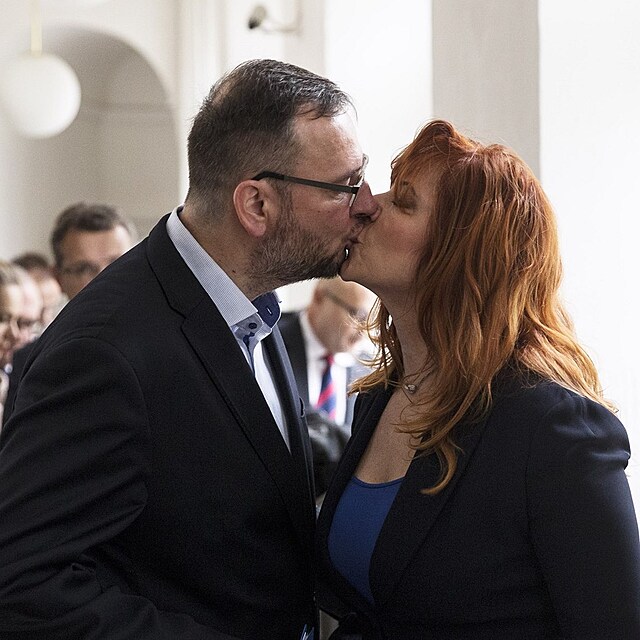 Jana Nečasová a Petr Nečas
