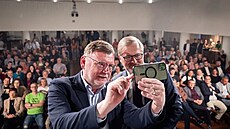 Petr Fiala na debatě v Ostravě