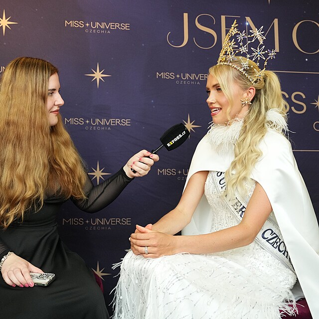 Miss Universe esko 2025 Michaela Tomanov pro Expres