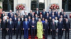 Spole�né foto evropských lídr�