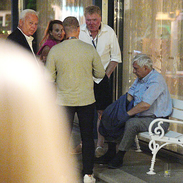 Miroslav Donutil s Milanem Fridrichem na kolond