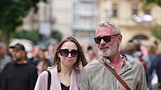 Jií Dvoák ve Varech opt ukázal novou lásku.