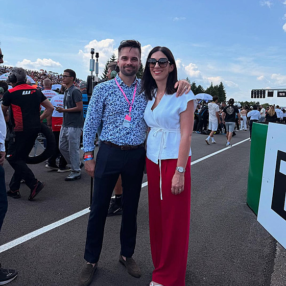 Markéta Pekarová Adamová s manelem