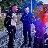 Roberta kontrolovala policie.
