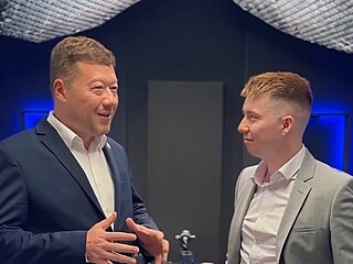 Influencei podporujc politiky: Jra podporuje Okamuru, Trkal zase Bartoe