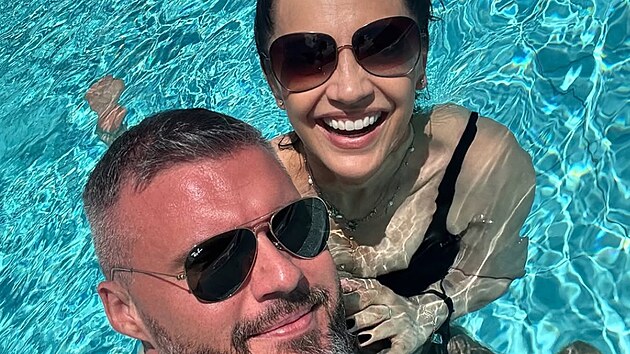 Lucie Bl s partnerem