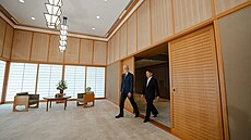 Japonský císa Naruhito pivítal prezidenta Petra Pavla.
