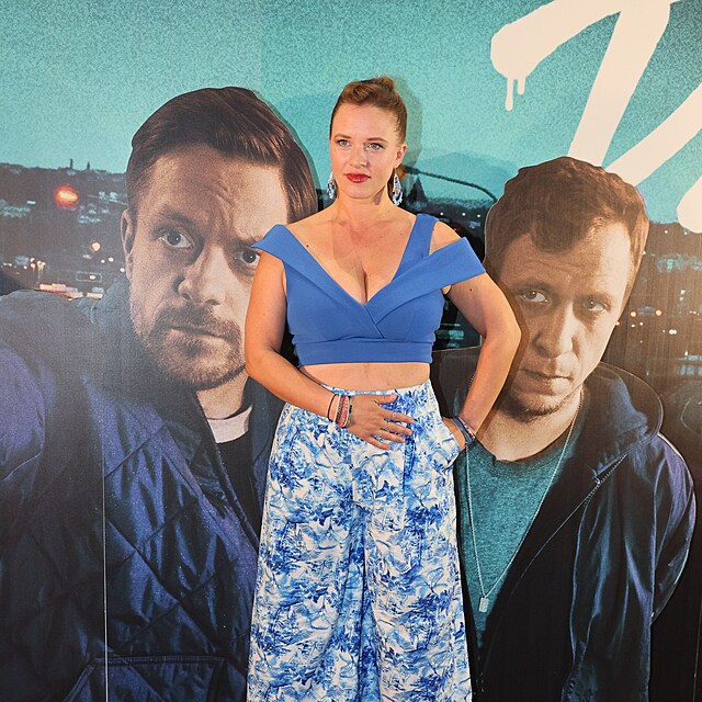 Kristna Leichtov na premie filmu Dob