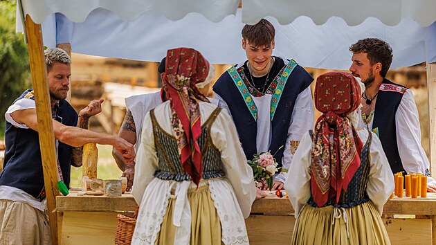 Sout��c� na farm� po��dali jarmark.