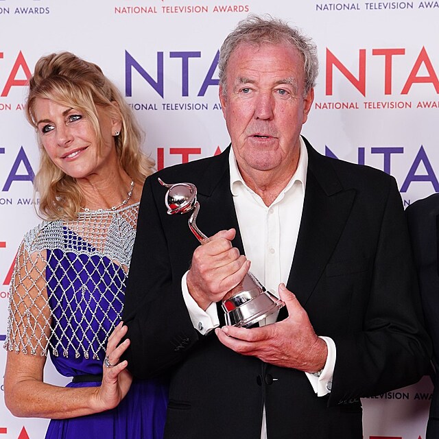 Jeremy Clarkson na p�ed�v�n� cen National Television Awards 2025
